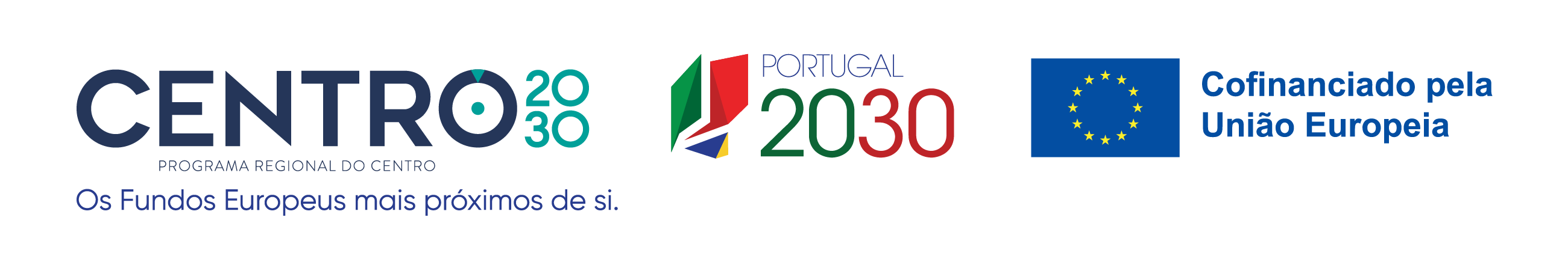 Centro 2030 · Portugal 2030 · Cofinanciado pela União Europeia